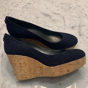 Stuart Weitzman suede wedge